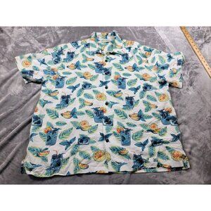 Caribbean Men’s Mojito Cocktail‎ Print Button Up Shirt Casual XL Hawaiian